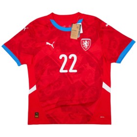 Maillot République Tchèque Soucek 22 Domicile UEFA Euro 2024